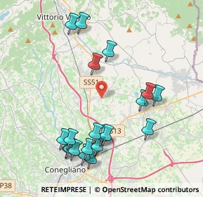 Mappa Via Camerin, 31014 Colle Umberto TV, Italia (4.345)