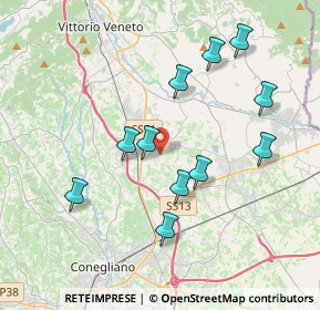 Mappa Via Camerin, 31014 Colle Umberto TV, Italia (3.65545)
