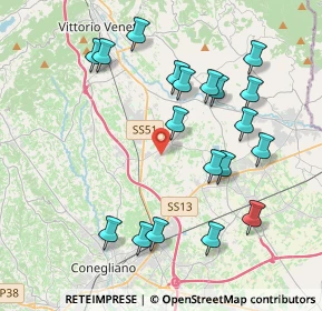 Mappa Via Camerin, 31014 Colle Umberto TV, Italia (4.13316)