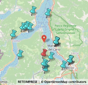 Mappa Via Donega, 22030 Oliveto Lario LC, Italia (8.622)