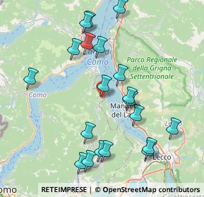 Mappa Via Donega, 22030 Oliveto Lario LC, Italia (8.371)