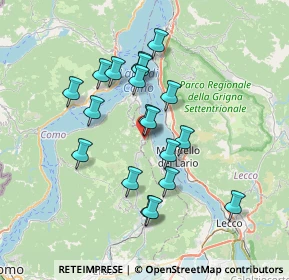 Mappa Via Donega, 22030 Oliveto Lario LC, Italia (6.23526)