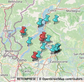 Mappa Via Donega, 22030 Oliveto Lario LC, Italia (11.379)