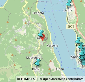 Mappa Via Donega, 22030 Oliveto Lario LC, Italia (3.415)