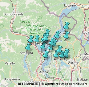 Mappa Via Al Torrente S. Bernardino, 28921 Verbania VB, Italia (9.4145)