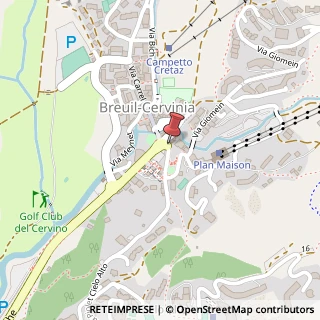 Mappa Via Guido Rey, 22, 11028 Valtournenche, Aosta (Valle d'Aosta)