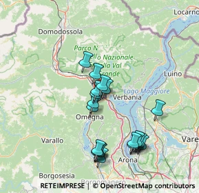 Mappa Via Augusta Ruffoni, 28883 Gravellona Toce VB, Italia (13.9915)