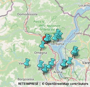 Mappa Via Augusta Ruffoni, 28883 Gravellona Toce VB, Italia (15.087)
