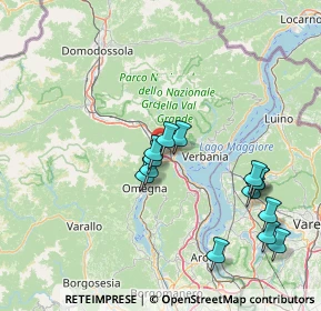 Mappa Via Augusta Ruffoni, 28883 Gravellona Toce VB, Italia (14.91714)