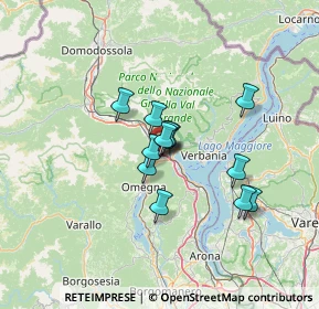 Mappa Via Augusta Ruffoni, 28883 Gravellona Toce VB, Italia (8.78231)