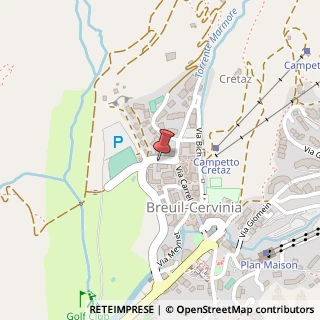 Mappa Piazza Guide Maquignaz 15, 11021 Breuil-Cervinia AO, Italia, 11021 Valtournenche, Aosta (Valle d'Aosta)