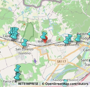 Mappa Via Friul, 34070 Mossa GO, Italia (3.1845)