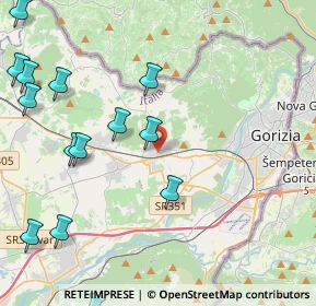 Mappa Via Friul, 34070 Mossa GO, Italia (5.54286)