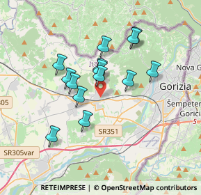 Mappa Via Friul, 34070 Mossa GO, Italia (2.87714)