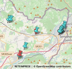 Mappa Via Friul, 34070 Mossa GO, Italia (5.13308)