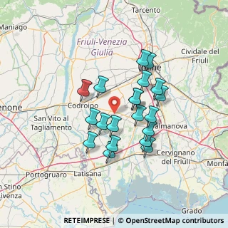 Mappa Via Beato Bertrando, 33030 Talmassons UD, Italia (11.113)