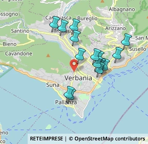 Mappa Via per Suna, 28922 Verbania VB, Italia (1.56467)