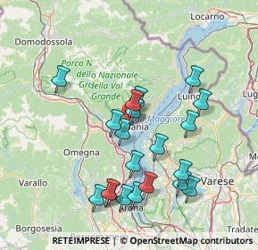 Mappa Via per Suna, 28922 Verbania VB, Italia (14.5465)