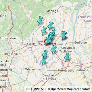 Mappa Viale Treviso Uscita Per, 33170 Pordenone PN, Italia (8.99938)