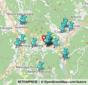Mappa Via Luinese, 21035 Cunardo VA, Italia (1.485)