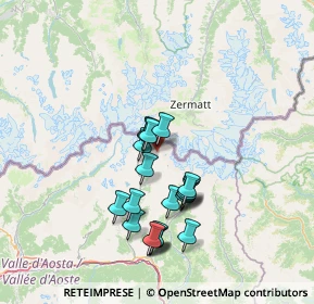 Mappa Segnavia 18E, 11028 Valtournenche AO, Italia (12.4455)