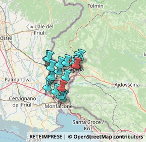 Mappa 34170 Gorizia GO, Italia (8.71)