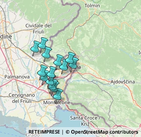 Mappa 34170 Gorizia GO, Italia (11.17071)