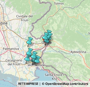 Mappa 34170 Gorizia GO, Italia (10.52923)