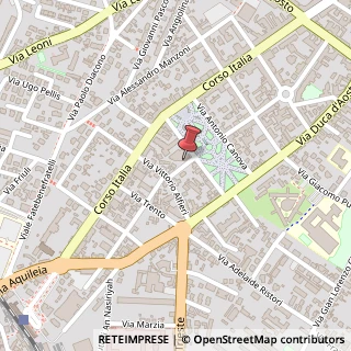 Mappa Via Generale Cantore, 2, 34170 Gorizia, Gorizia (Friuli-Venezia Giulia)