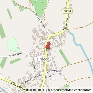 Mappa Via Roma, 34, 33050 Bicinicco UD, Italia, 33050 Bicinicco, Udine (Friuli-Venezia Giulia)