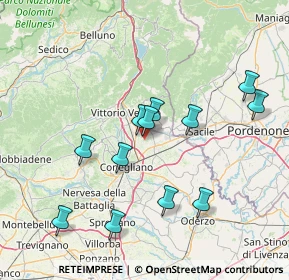 Mappa Via Bonemi, 31014 Colle Umberto TV, Italia (14.34667)