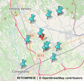 Mappa Via Bonemi, 31014 Colle Umberto TV, Italia (3.68818)