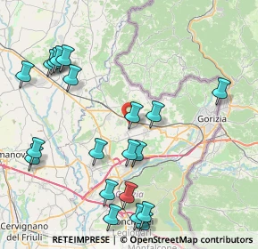 Mappa Via Guglielmo Oberdan, 34070 Moraro GO, Italia (9.724)