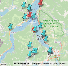 Mappa Via Castello, 22030 Oliveto Lario LC, Italia (8.368)