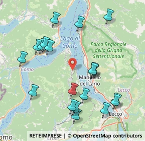 Mappa Via Castello, 22030 Oliveto Lario LC, Italia (8.717)