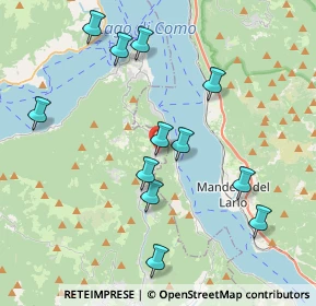 Mappa Via Castello, 22030 Oliveto Lario LC, Italia (4.02833)