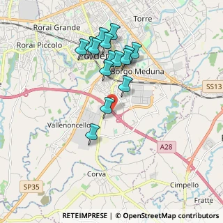 Mappa A28, 33170 Pordenone PN, Italia (1.71733)