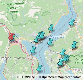 Mappa Via Ticino, 28921 Verbania VB, Italia (8.206)