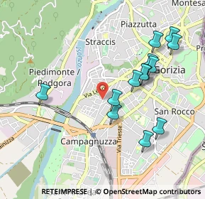Mappa Via Paolo Diacono, 34170 Gorizia GO, Italia (0.97846)