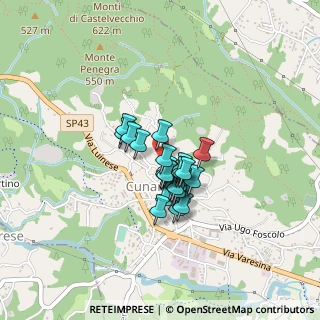 Mappa Via Castelvecchio, 21035 Cunardo VA, Italia (0.268)