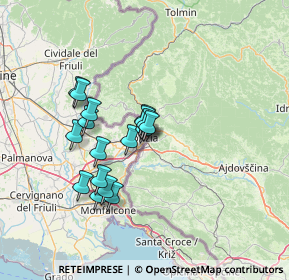 Mappa Via Emilio Cravos, 34170 Gorizia GO, Italia (10.89941)