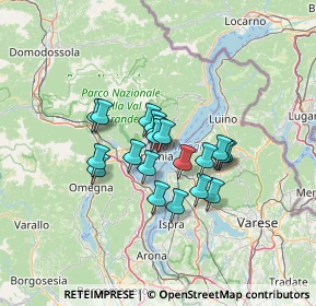 Mappa Via Felice Cavallotti, 28921 Pallanza VB, Italia (9.159)