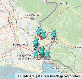 Mappa SR56, 34070 Capriva del Friuli GO, Italia (9.80091)
