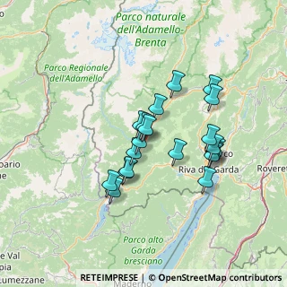 Mappa Via al Palazzo, 38085 Pieve di Bono TN, Italia (11.439)