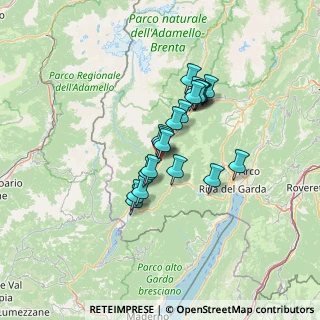 Mappa Via al Palazzo, 38085 Pieve di Bono TN, Italia (9.5805)