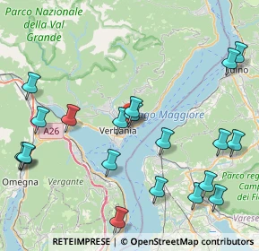 Mappa Via Lorenzo Restellini, 28921 Pallanza VB, Italia (10.021)