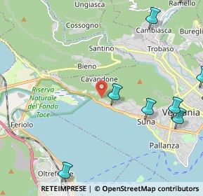 Mappa Via Privata Girasole, 28925 Verbania VB, Italia (3.32083)