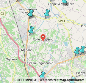 Mappa Via Modena, 31014 Colle Umberto TV, Italia (3.14545)