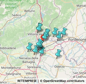 Mappa Via Modena, 31014 Colle Umberto TV, Italia (8.15188)