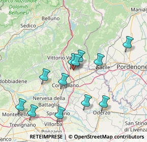 Mappa Via Modena, 31014 Colle Umberto TV, Italia (14.88333)